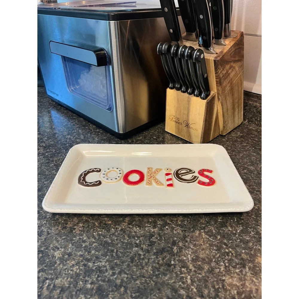 Hallmark Traveling Cookie Ceramic Tray